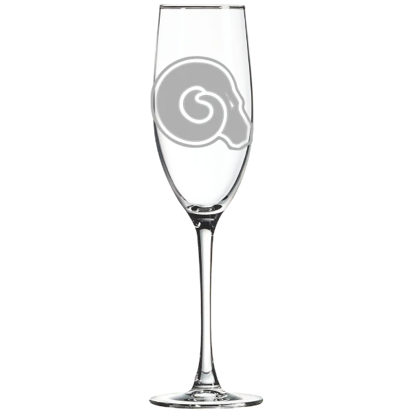 Albany State University (Georgia) Polar Camel 8 oz. Champagne Flute