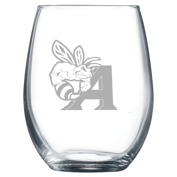 Allen University Polar Camel 9 oz. Stemless Wine Glass