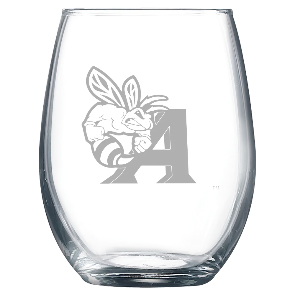 Allen University Polar Camel 9 oz. Stemless Wine Glass