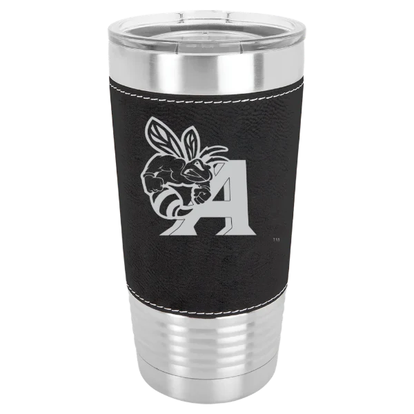 Allen University Polar Camel 20 oz. Leatherette Grip Tumbler with Standard Lid