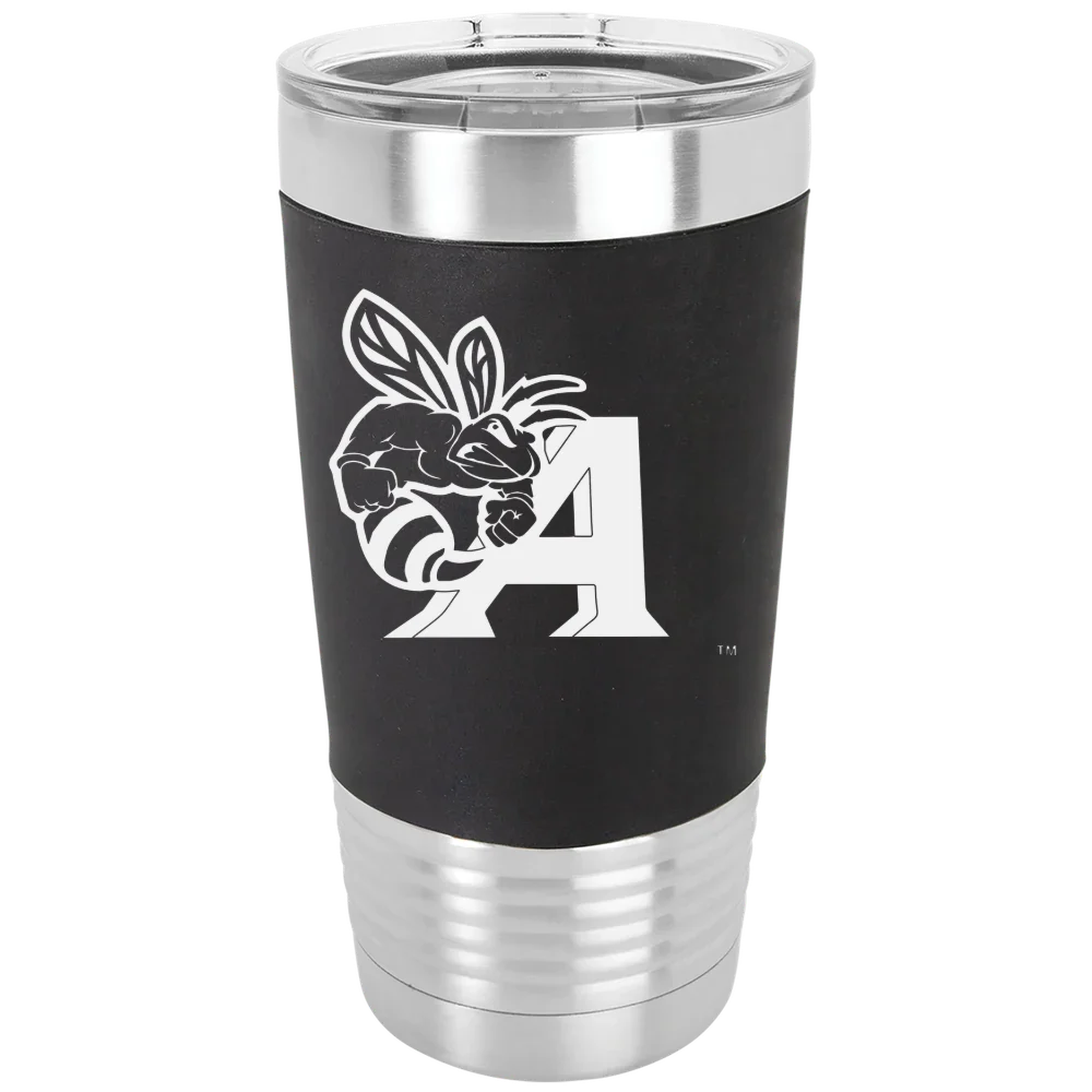 Allen University Polar Camel 20 oz. Silicone Grip Tumbler with Standard Lid