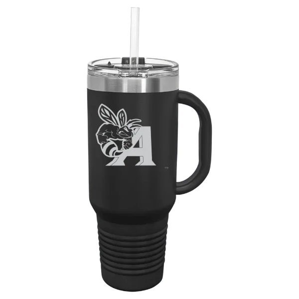 Allen University Polar Camel 40 oz. Travel Mug with Snap Lid & Straw