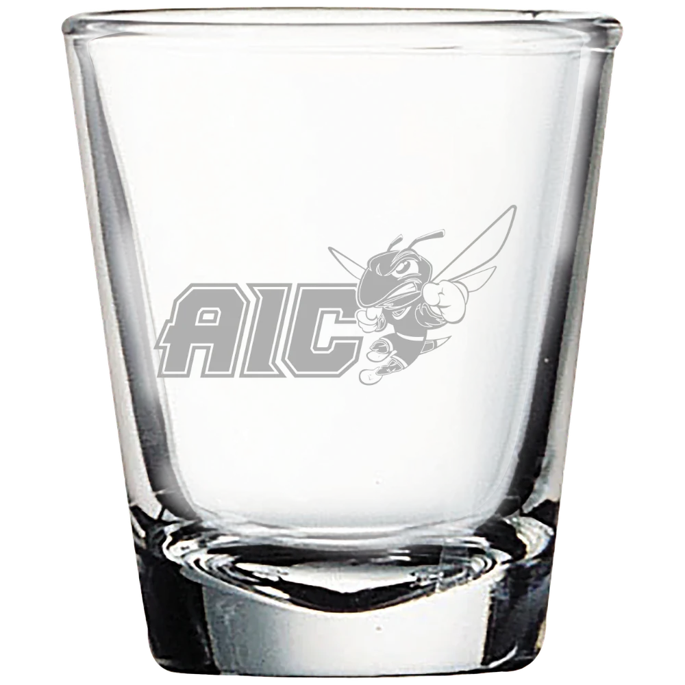 American International College Polar Camel 1.7 oz. Shot Glass