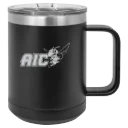 American International College Polar Camel 15 oz. Mug with Slider Lid