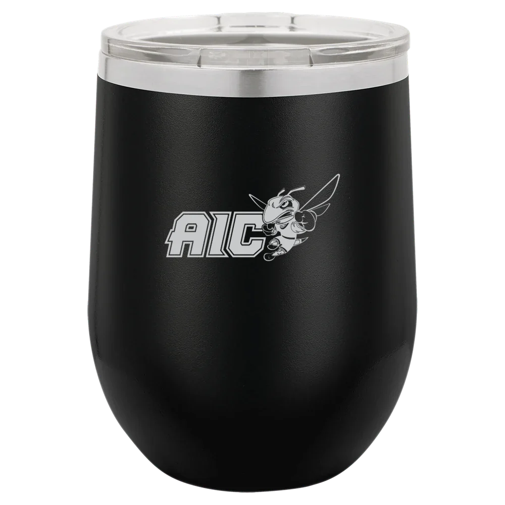 American International College Polar Camel 12 oz. Stemless Wine Tumbler