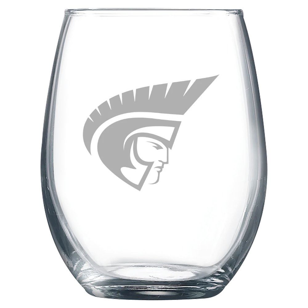 Anderson University (South Carolina) Polar Camel 9 oz. Stemless Wine Glass