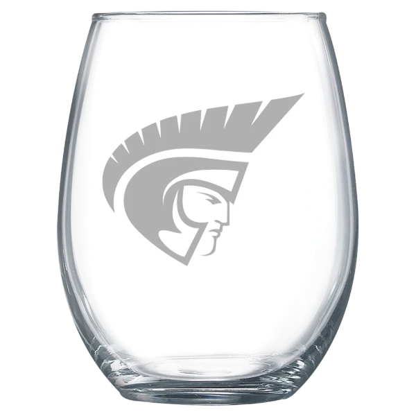 Anderson University (South Carolina) Polar Camel 15 oz. Stemless Wine Glass