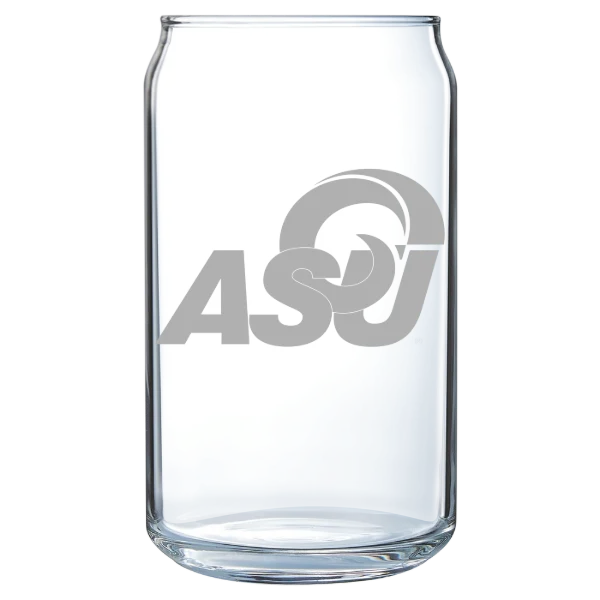Angelo State University Polar Camel 16 oz. Can Glass