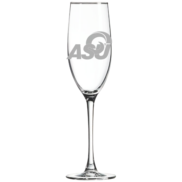 Angelo State University Polar Camel 8 oz. Champagne Flute