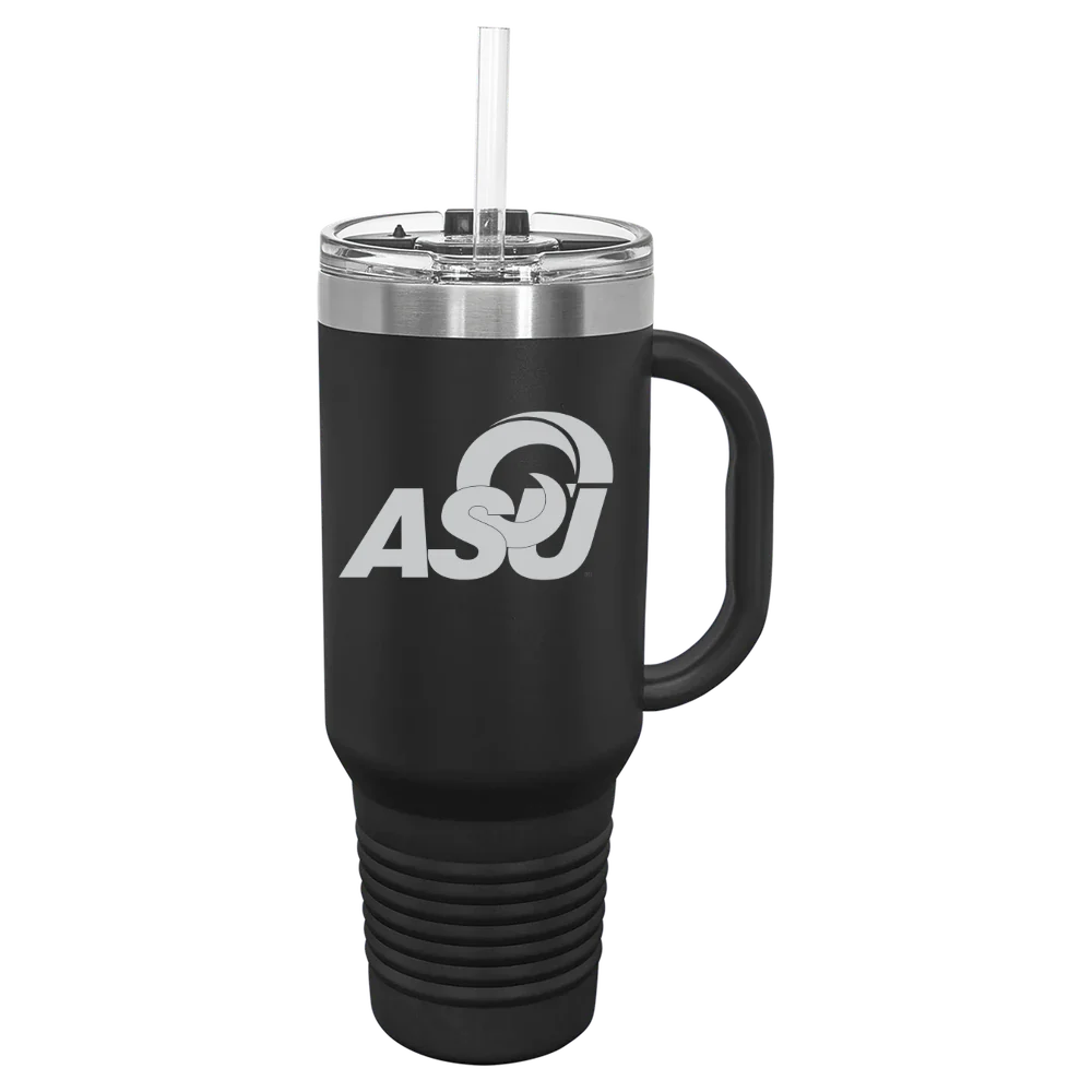 Angelo State University Polar Camel 40 oz. Travel Mug with Snap Lid & Straw
