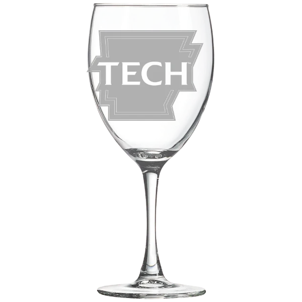 Arkansas Tech University Polar Camel 10 1/2 oz. Wine Glass