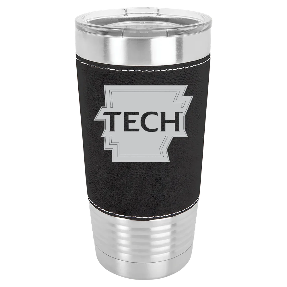 Arkansas Tech University Polar Camel 20 oz. Leatherette Grip Tumbler with Standard Lid