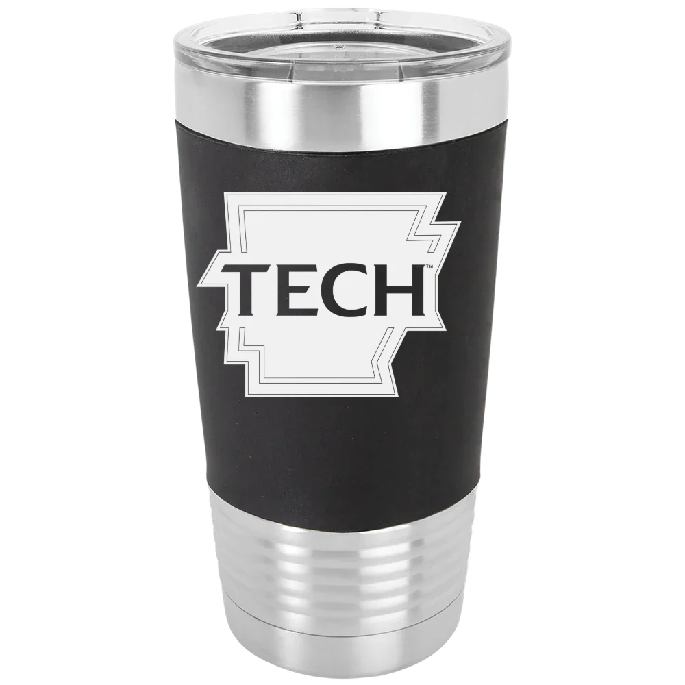 Arkansas Tech University Polar Camel 20 oz. Silicone Grip Tumbler with Standard Lid