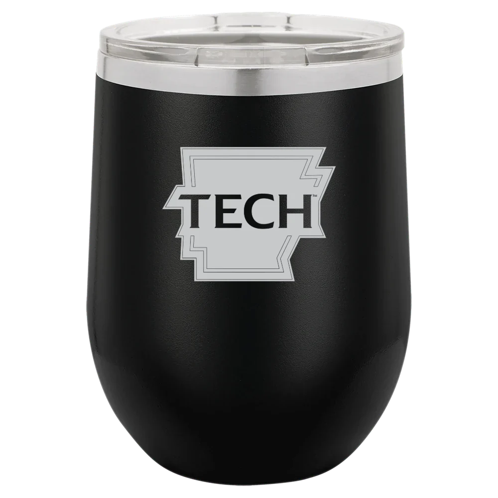 Arkansas Tech University Polar Camel 12 oz. Stemless Wine Tumbler