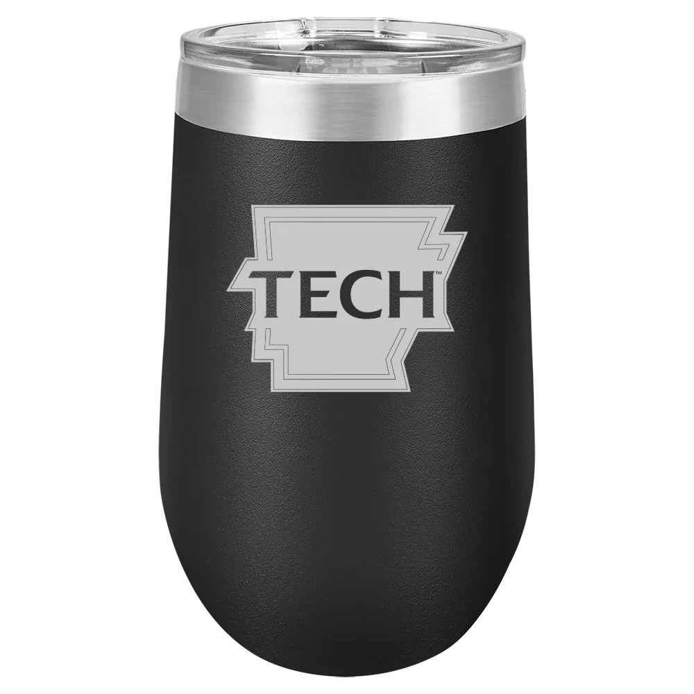 Arkansas Tech University Polar Camel 16 oz. Stemless Wine Tumbler