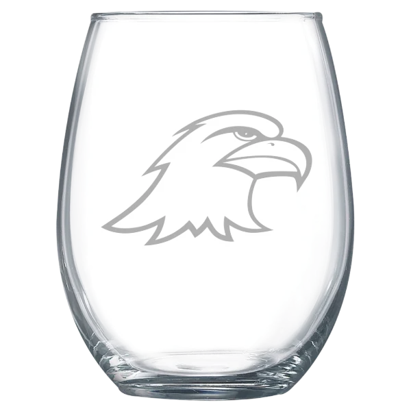 Ashland University Polar Camel 15 oz. Stemless Wine Glass