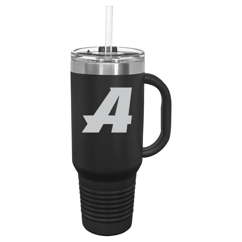 Assumption University Polar Camel 40 oz. Travel Mug with Snap Lid & Straw
