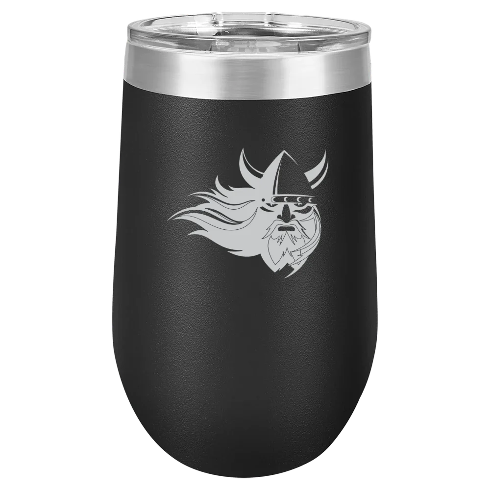Augustana University (South Dakota) Polar Camel 16 oz. Stemless Wine Tumbler