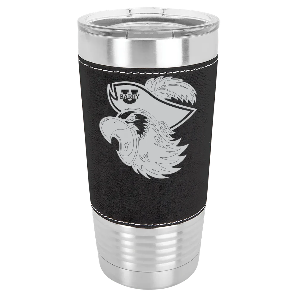 Barry University Polar Camel 20 oz. Leatherette Grip Tumbler with Standard Lid