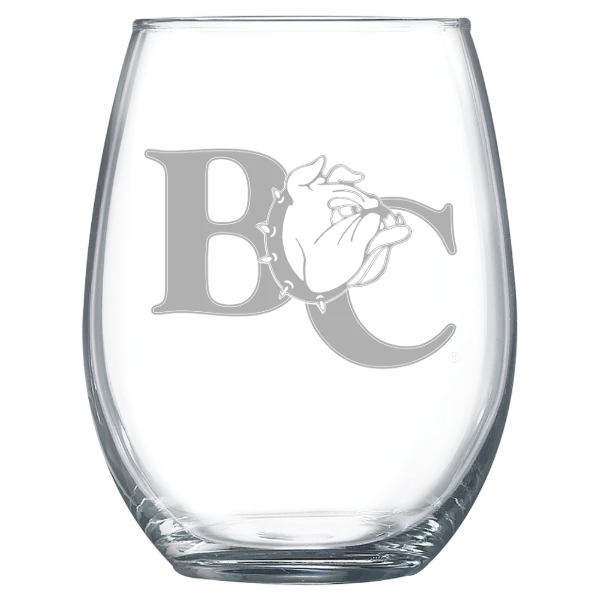 Barton College Polar Camel 15 oz. Stemless Wine Glass