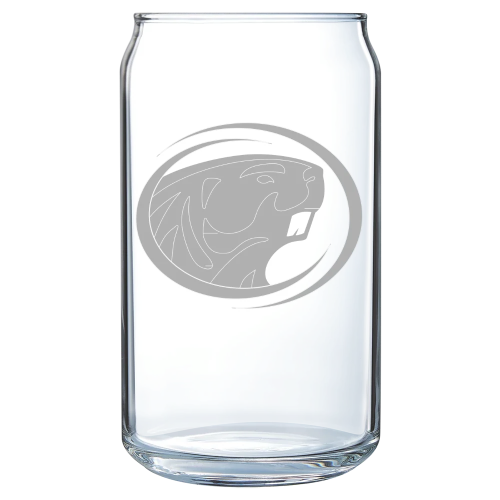 Bemidji State University Polar Camel 16 oz. Can Glass
