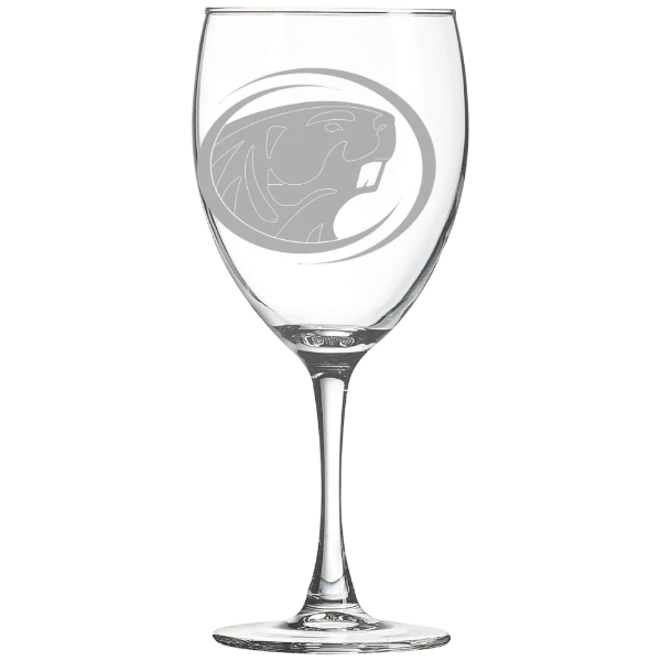 Bemidji State University Polar Camel 10 1/2 oz. Wine Glass