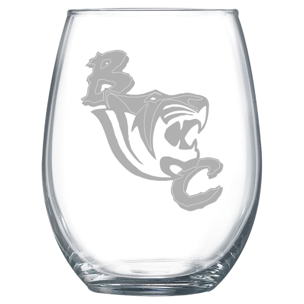 Benedict College Polar Camel 15 oz. Stemless Wine Glass