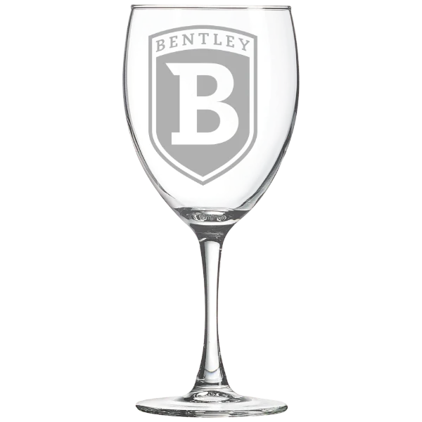 Bentley University Polar Camel 10 1/2 oz. Wine Glass
