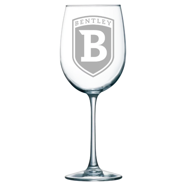 Bentley University Polar Camel 19 oz. Wine Glass