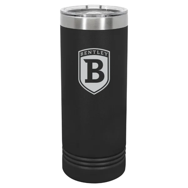 Bentley University Polar Camel 22 oz. Skinny Tumbler with Slider Lid