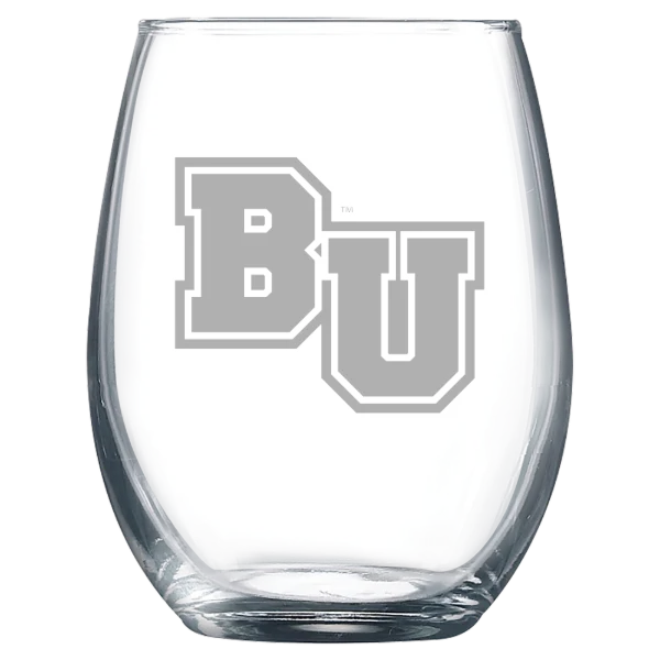 Biola University Polar Camel 9 oz. Stemless Wine Glass