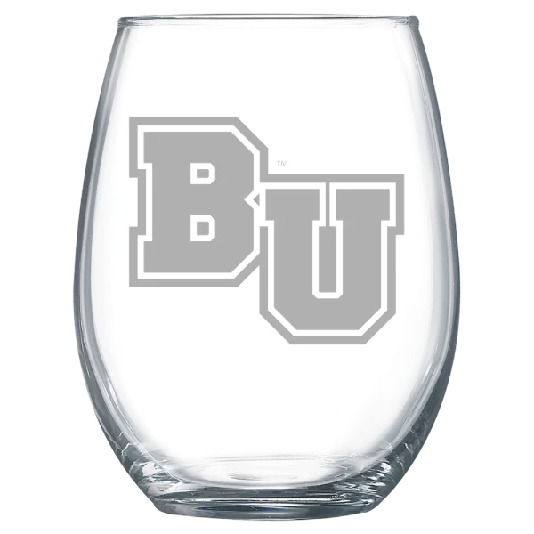 Biola University Polar Camel 15 oz. Stemless Wine Glass