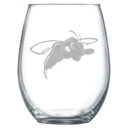 Black Hills State University Polar Camel 15 oz. Stemless Wine Glass