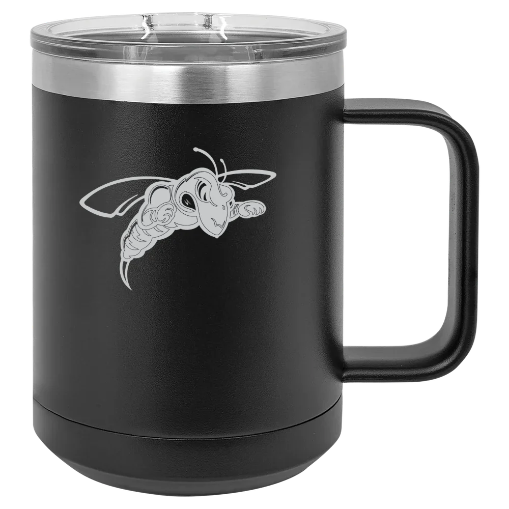 Black Hills State University Polar Camel 15 oz. Mug with Slider Lid