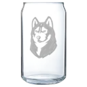 Bloomsburg University of Pennsylvania Polar Camel 16 oz. Can Glass