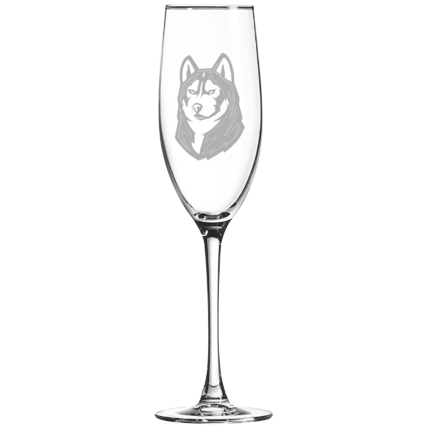 Bloomsburg University of Pennsylvania Polar Camel 8 oz. Champagne Flute