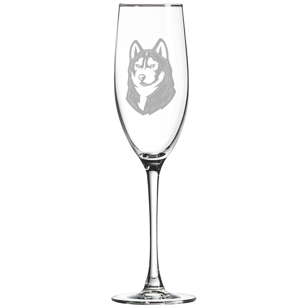 Bloomsburg University of Pennsylvania Polar Camel 8 oz. Champagne Flute