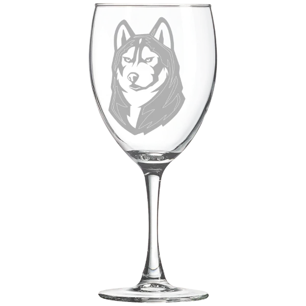 Bloomsburg University of Pennsylvania Polar Camel 10 1/2 oz. Wine Glass