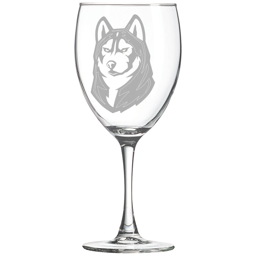 Bloomsburg University of Pennsylvania Polar Camel 10 1/2 oz. Wine Glass