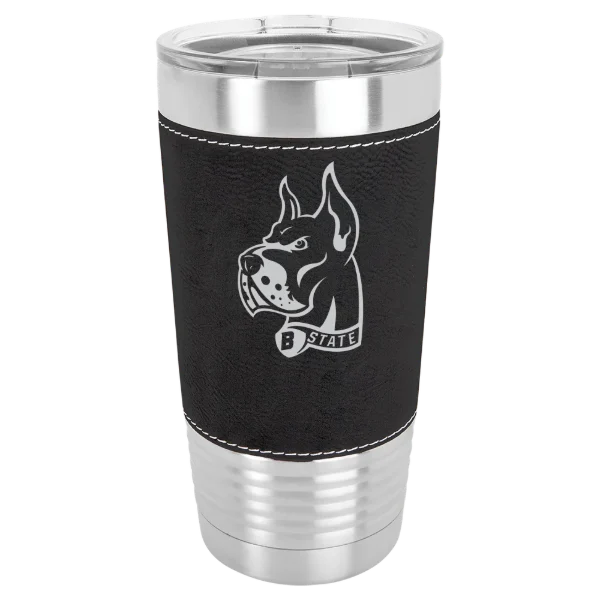 Bluefield State University Polar Camel 20 oz. Leatherette Grip Tumbler with Standard Lid