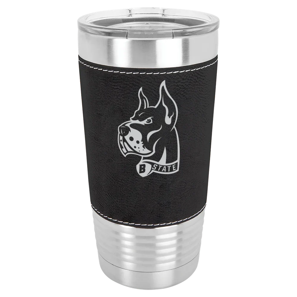 Bluefield State University Polar Camel 20 oz. Leatherette Grip Tumbler with Standard Lid