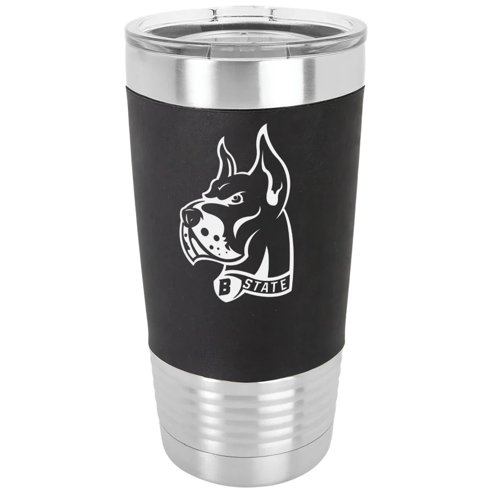 Bluefield State University Polar Camel 20 oz. Silicone Grip Tumbler with Standard Lid