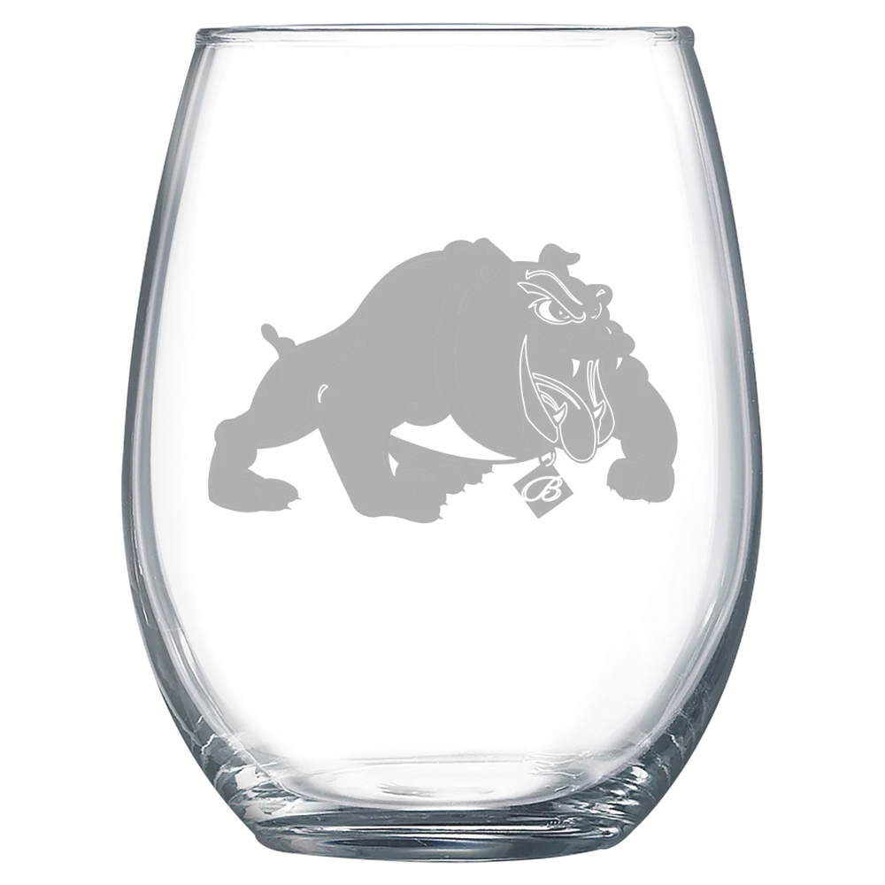 Bowie State University Polar Camel 15 oz. Stemless Wine Glass