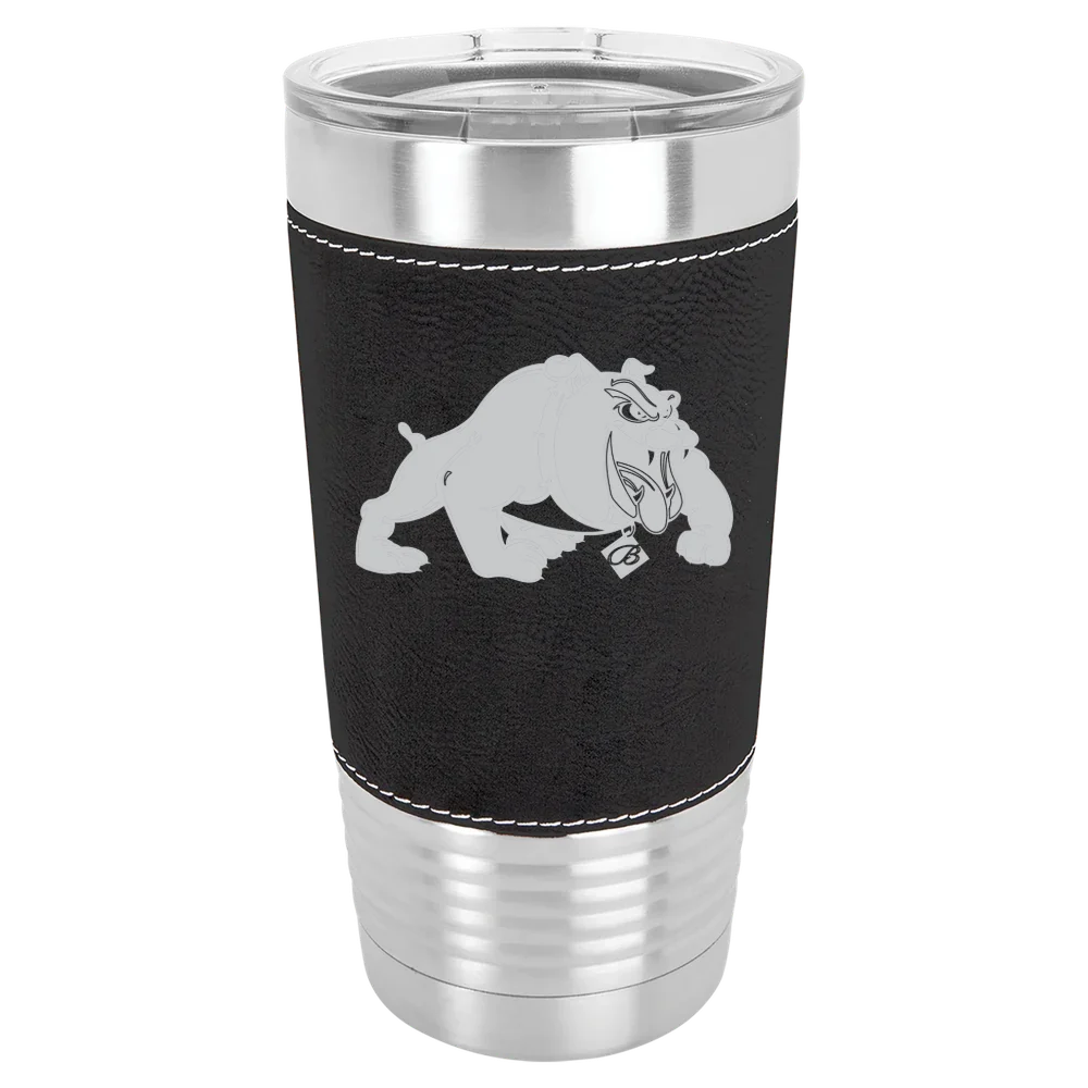 Bowie State University Polar Camel 20 oz. Leatherette Grip Tumbler with Standard Lid