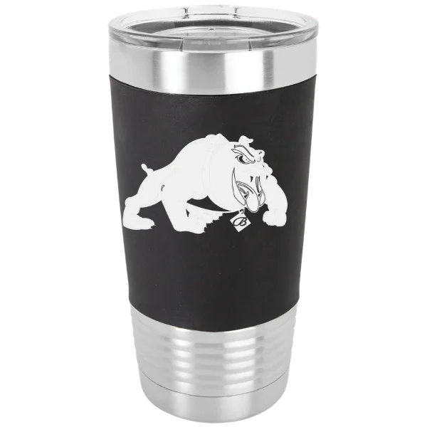 Bowie State University Polar Camel 20 oz. Silicone Grip Tumbler with Standard Lid