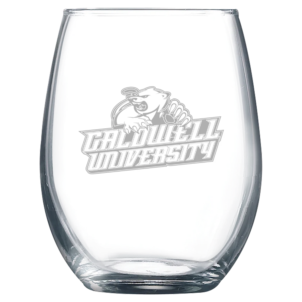 Caldwell University Polar Camel 9 oz. Stemless Wine Glass