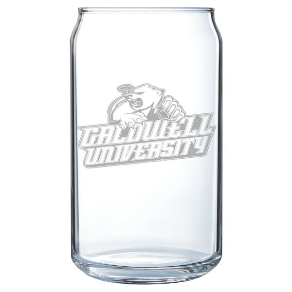 Caldwell University Polar Camel 16 oz. Can Glass