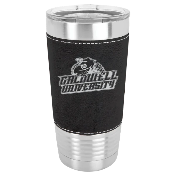 Caldwell University Polar Camel 20 oz. Leatherette Grip Tumbler with Standard Lid