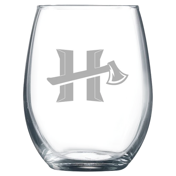 California State Polytechnic University, Humboldt Polar Camel 9 oz. Stemless Wine Glass