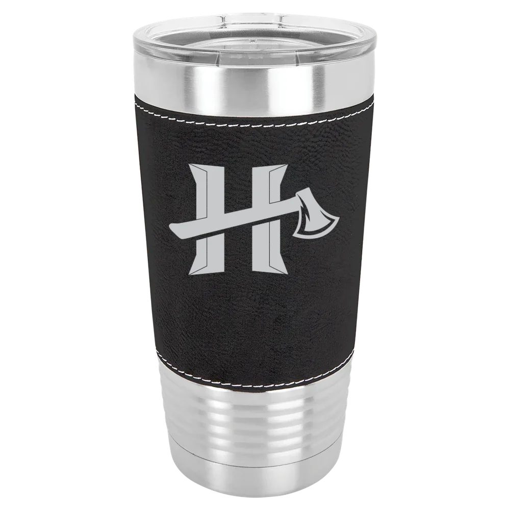 California State Polytechnic University, Humboldt Polar Camel 20 oz. Leatherette Grip Tumbler with Standard Lid